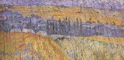 Landscape at Auvers in the  Rain (nn04), Vincent Van Gogh